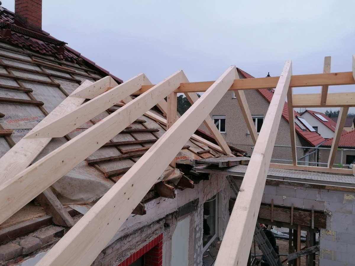 Dachstuhl in Eberswalde