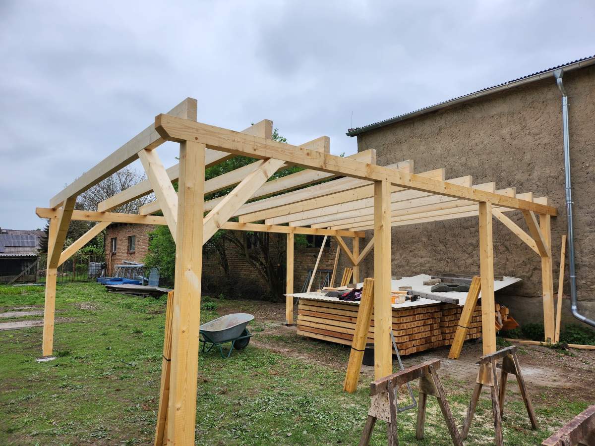 Holzschuppen in Chorin