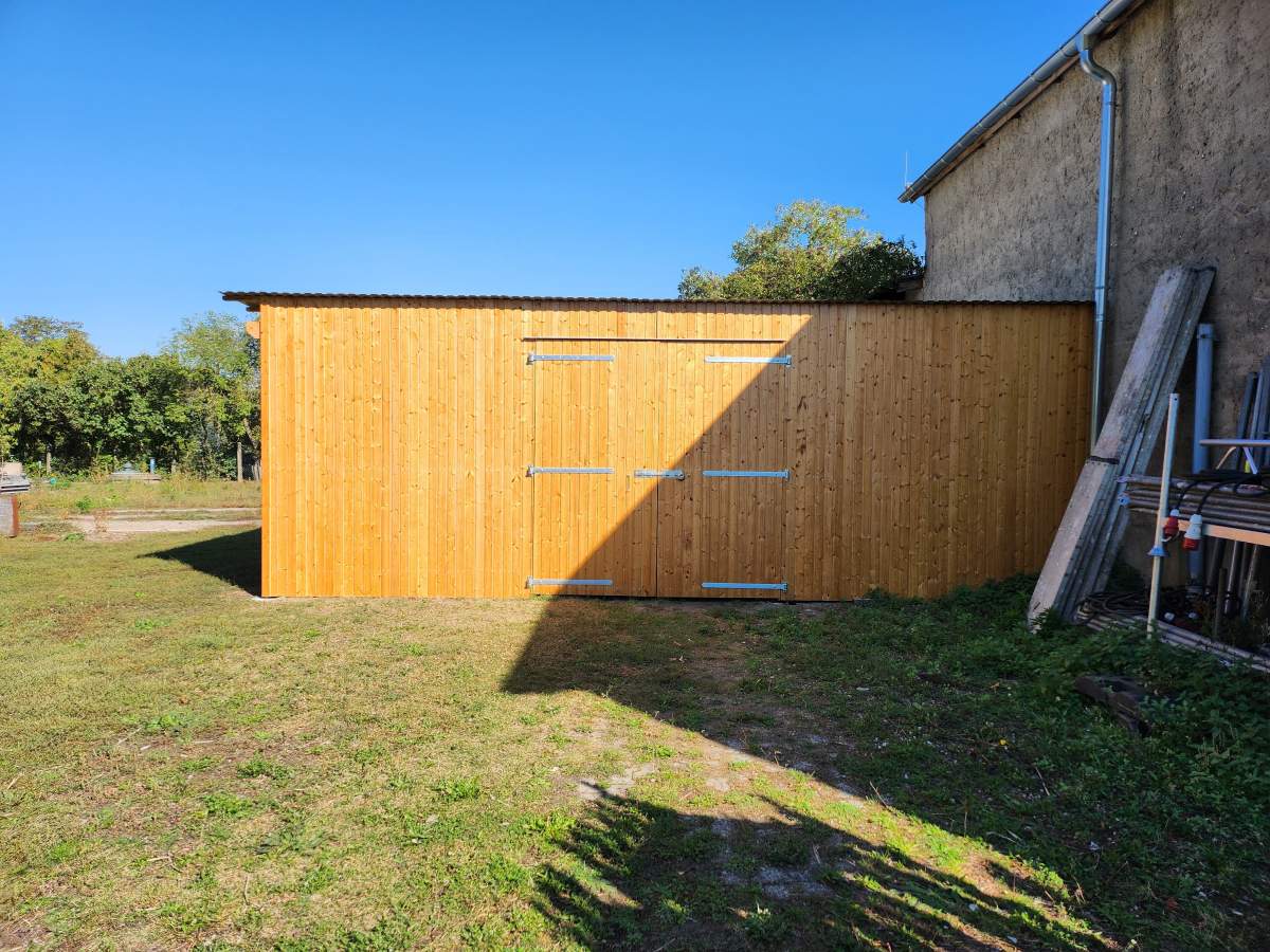Holzschuppen in Chorin
